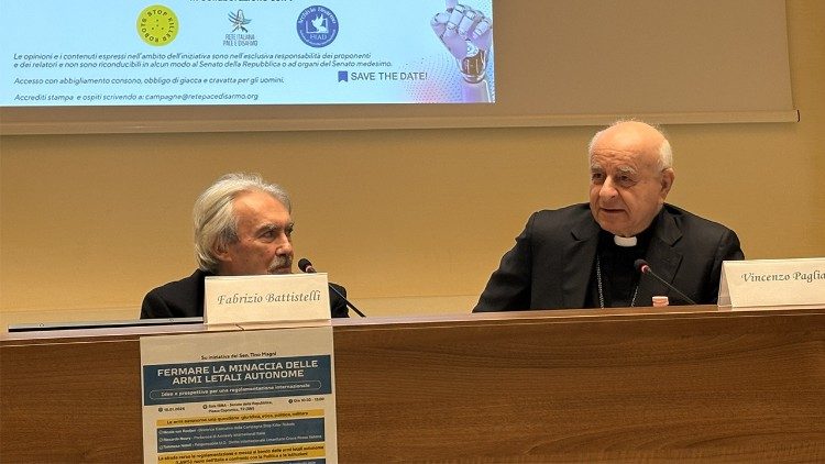 Fabrizio Battistelli e monsignor Vincenzo Paglia