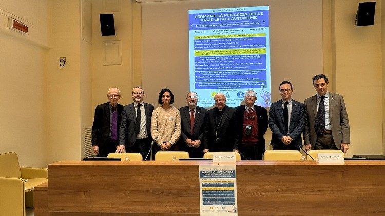 I relatori del convegno sulle armi autonome letali