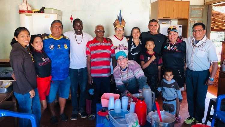 Missionaries visiting families