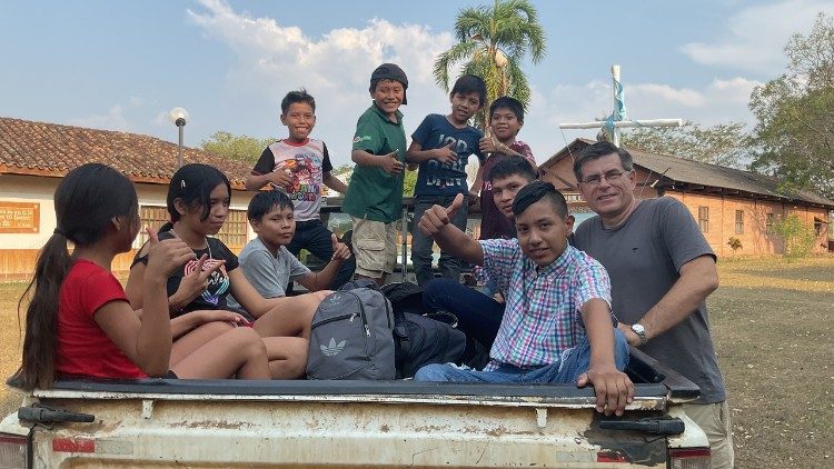 Missionaries drive around to the children’s homes to take them to after-school activities