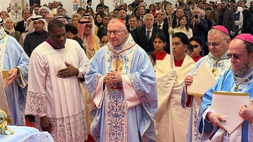 Parolin: com Cristo, at&eacute; o deserto se torna lugar seguro para quem busca prote&ccedil;&atilde;o