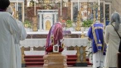Cardinal Parolin celebrates the funeral Mass for Angelo Gugel