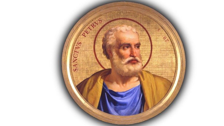 Il dipinto da cui &egrave; stato tratto il mosaico di San Pietro. &Egrave; conservato nei depositi della Fabbrica di San Pietro