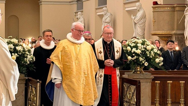 Nella cattedrale luterana di Copenaghen