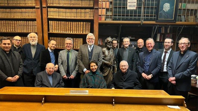 La Sociedad Bollandista durante la reciente visita del Cardenal Secretario de Estado Pietro Parolin