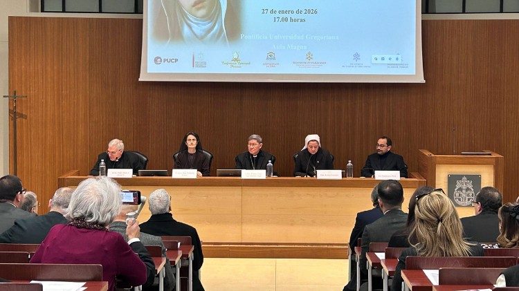Conferencia celebrada en Roma, en el Aula Magna de la Pontificia Universidad Gregoriana