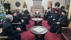 Susret apostolskog nuncija Luciana Surianija s arhiepiskopom ohridskim i makedonskim g.g. Stefanom 