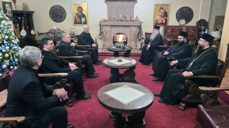 Susret apostolskog nuncija Luciana Surianija s arhiepiskopom ohridskim i makedonskim g.g. Stefanom 