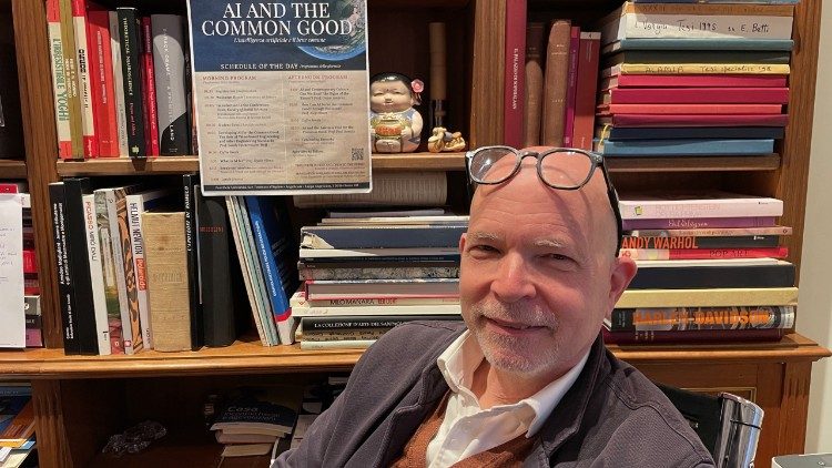 Unser Interviewpartner Paul Nemitz in seinem B&uuml;ro in Rom