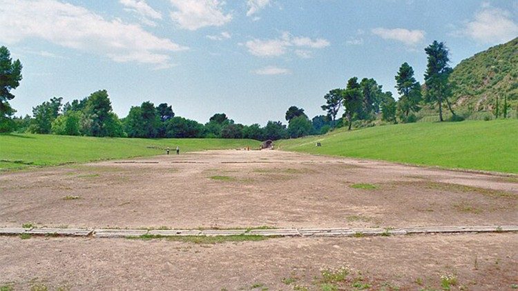 Lo Stadio di Olimpia, il sito dove si svolgevano gli antichi Giochi Olimpici. 