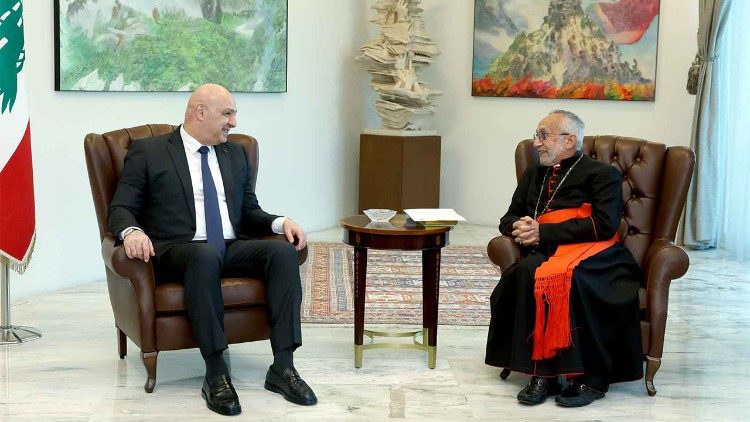 2026.01.30 President Joseph-Aoun-Patriarch-Raphael-Bedros-XXI-Minassian