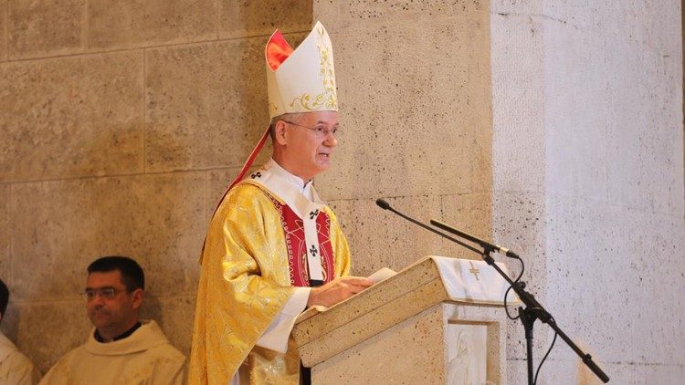 Nadbiskup Dražen Kutleša propovijeda u crkvi sv. Marka (Foto: TUZGN)