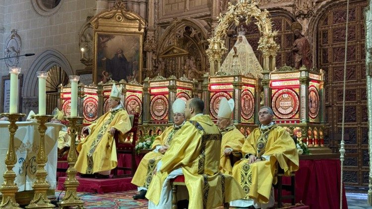 Un momento de la celebraci&oacute;n de la Santa Misa