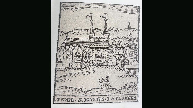 San Giovanni in Laterano nel Trattato nuovo delle cose meravigliose dell’alma citt&agrave; di Roma di Martire Felini (Roma, 1610).