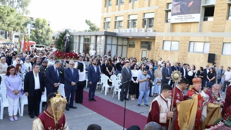Պէյրութ. Հանդիսաւոր կերպով նշուեցաւ Սրբուհի Ռիթայի «Ուխտի օր»ը