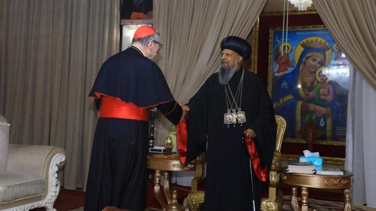 2026.06.04 Incontro del cardinale Gugerotti con il Patriarca ortodosso d’Etiopia Abune Matias 