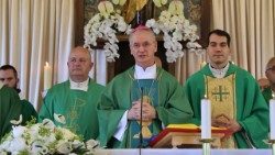Nadbiskup Dražen Kutleša predvodio misno slavlje o 950. obljetnici osnutka župe u Markuševcu (Foto: TUZGN)