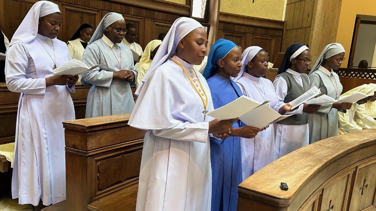 Some of the Religious women during the Mass