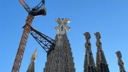 Die „Sagrada Família“ in Barcelona besucht Papst Leo diesen Mittwochabend