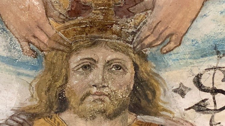 La Basilica di San Michele Maggiore di Pavia - affresco