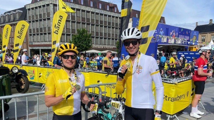 Norvegia. Monsignor Antons Prikulis, a destra, con don Nicola Agnoli