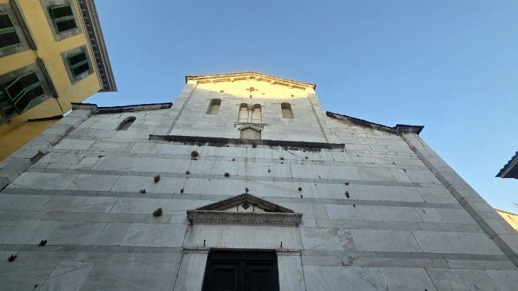 Chiesa di Sant'Alessandro maggiore in Lucca, dove si svolto l'incontro del 12 giugno dedicato a san Davino.