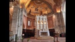 Pavia, Basilica sv. Petra, oltář sv. Augustina