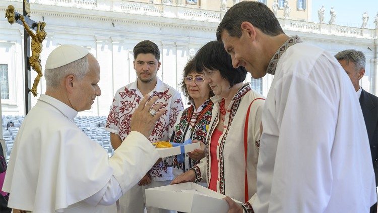Зустріч із Папою Левом під час аудієнції 17 червня 2026 р.