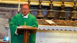 2026.06.25 Kard. Grzegorz Ryś przewodniczący Mszy św. przy grobie św. Jana Pawła II