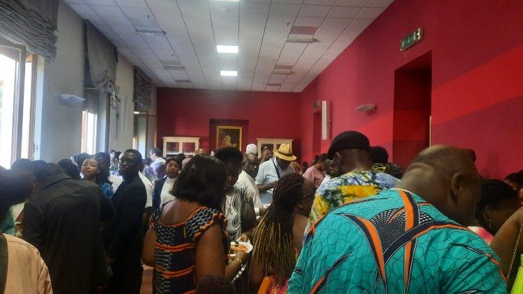 Des  invit&eacute;s lors de la Journ&eacute;e de l'Afrique &agrave; Rome