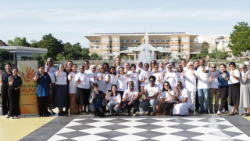 Participants in the 6th International Edition of the Talitha Kum Leadership Training Course pose for a group photo at the Baan Phu Waan Pastoral Training Center in Samphran, Thailand. (Photo: Talitha Kum)