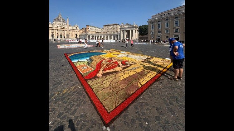 The "infiorata" on June 29th