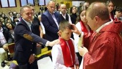 Preotul Leonard Diac în comunitatea romano-catolică română din Madrid