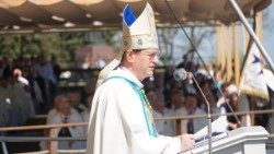 Abp Tadeusz Wojda podczas uroczystości majowych na Jasnej Górze 