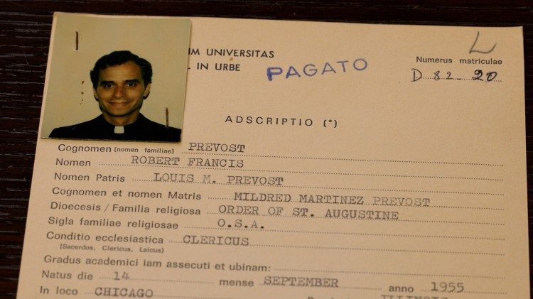 La tesi di laurea di Robert Francis Prevost