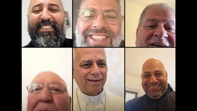 Il Papa in video chiamata con un gruppo di sacerdoti del sud del Libano