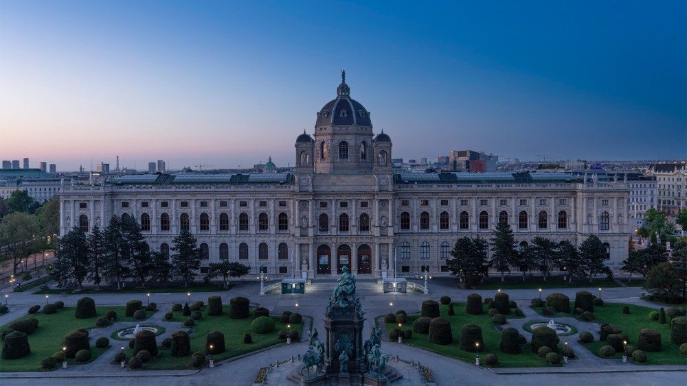 The Kunsthistorisches Museum, atmosfera mattutina esterna © KHM-Museumsverband