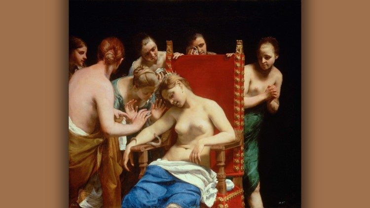Guido Cagnacci Il suicidio di Cleopatra 1661–1662 Olio su tela &copy; KHM-Museumsverband