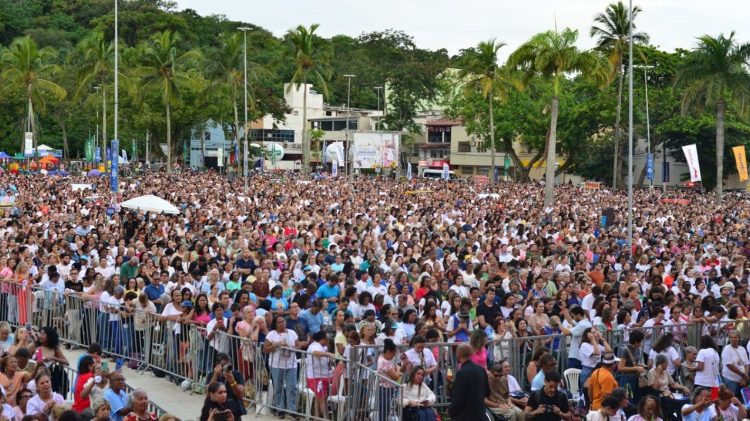 Festa da Penha em Vit&oacute;ria/ES, onde no ano passado atingiu um p&uacute;blico de 2,7 milh&otilde;es de pessoas. (Foto: Cl&aacute;udio Oliva)