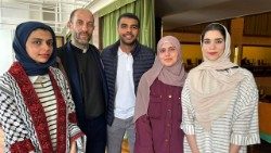 Les étudiants de Gaza à l'université Sapienza de Rome, le 14 mai. 