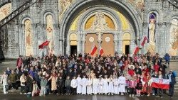Uczestnicy 149. europejskiej pielgrzymki polonijnej do Lourdes