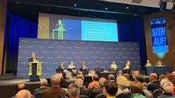 Cardinal Mario Grech at Katholikentag 2026 in Würzburg, Germany