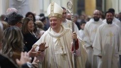 Monsignor Antonio Di Donna, vescovo di Acerra e presidente della Conferenza episcopale campana (© Luigi Bonincontro)