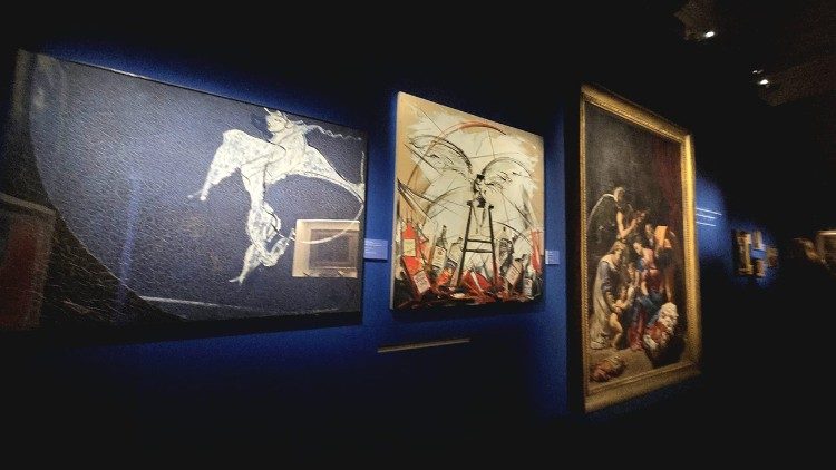 Allestimento della mostra "Angeli. Messaggeri, custodi e viandanti" ai Musei capitolini. Foto di MMM.