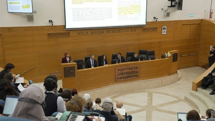 The speakers during the conference
