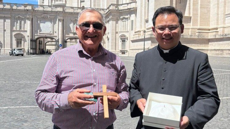 Fr Jack Ho and Joe Russo