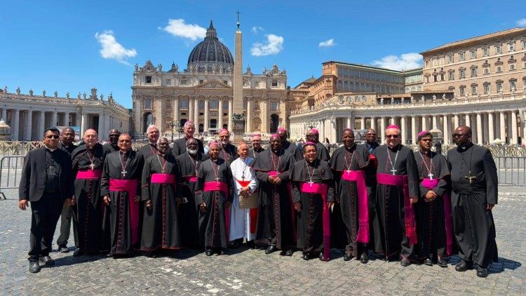 The Bishops spend some time at the Vatican