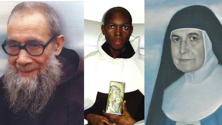 L to R: Brother Nazareno da Pula; Brother Jean Thierry; Spanish nun Mar&iacute;a Ana Alberdi Echezarreta