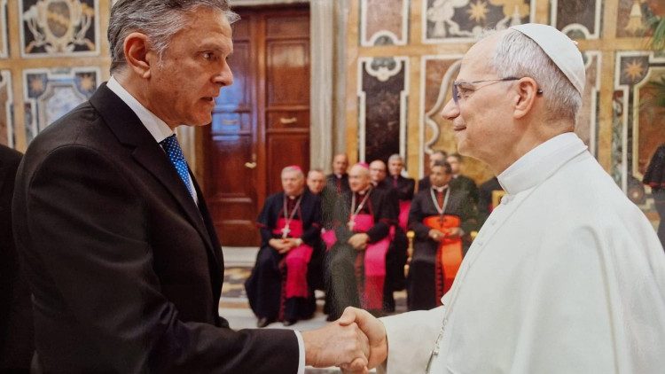 2025.06.28 Il Papa con Antonio Di Iorio, nuovo direttore Fas