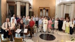 Chrámový zbor Madony Žitného ostrova v kaplne Vatikánskeho rozhlasu